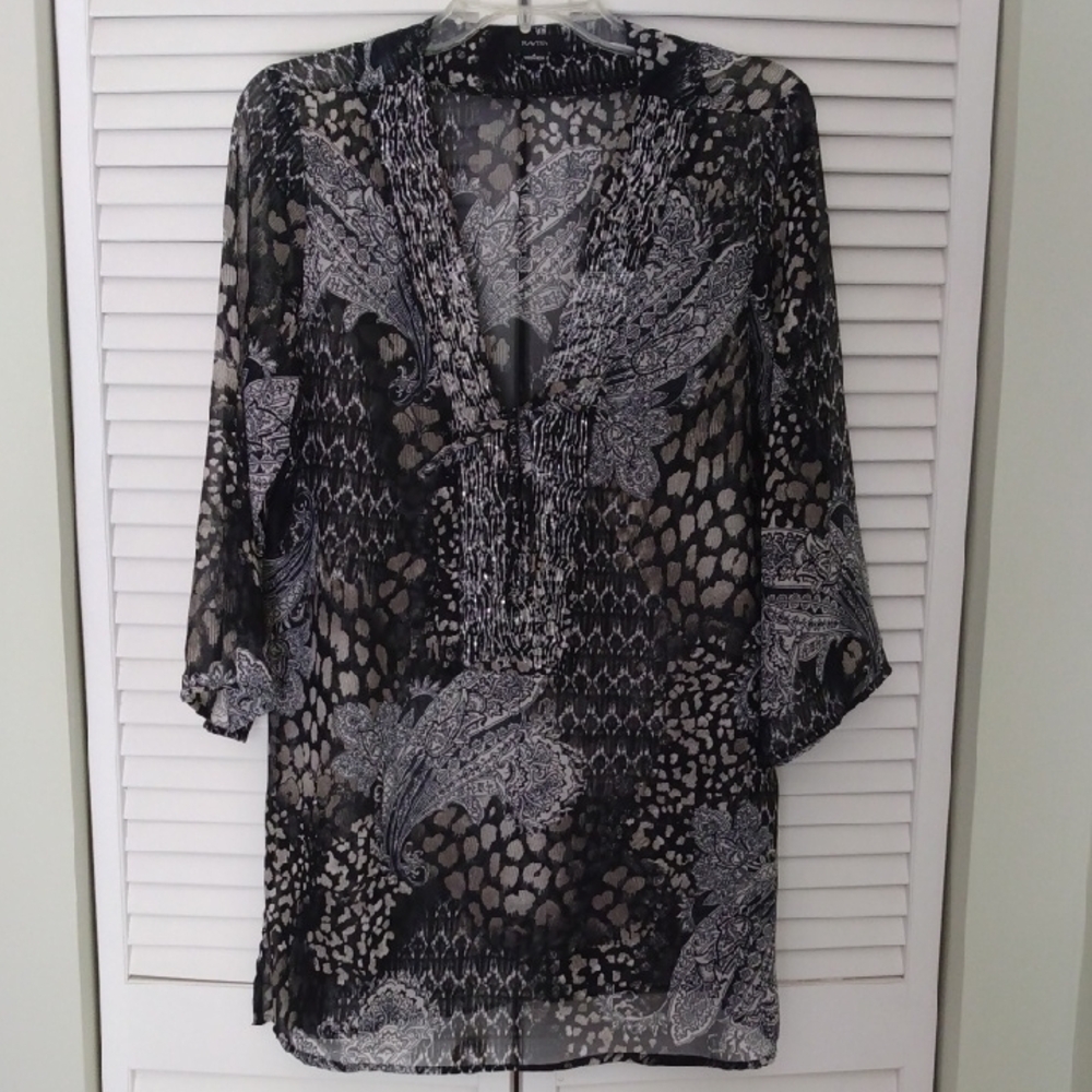 Semi Sheer Cover Up M